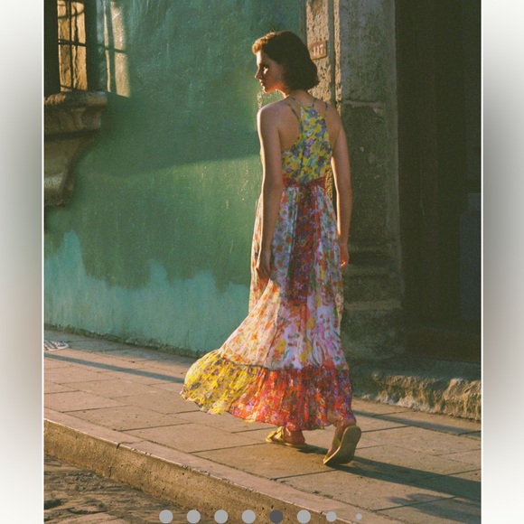 Anthropologie Malibu Floral Maxi Dress Size 0 retails $220 - Picture 6 of 16